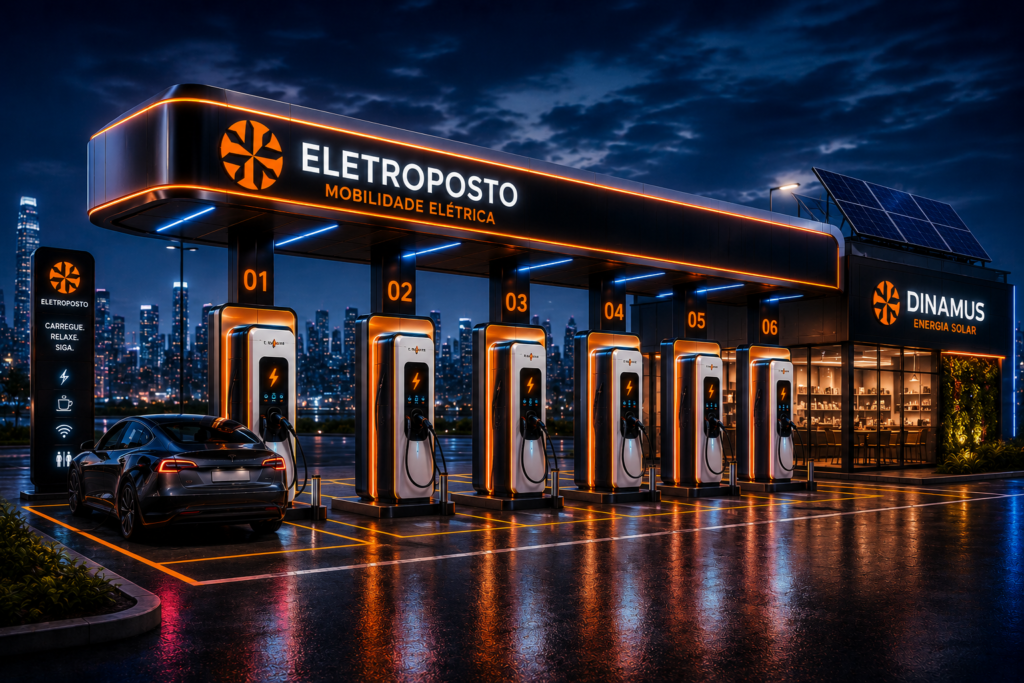 eletroposto com 06 bombas